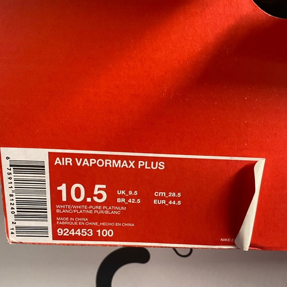 Men’s Nike Air Vapor max plus - Picture 3 of 3